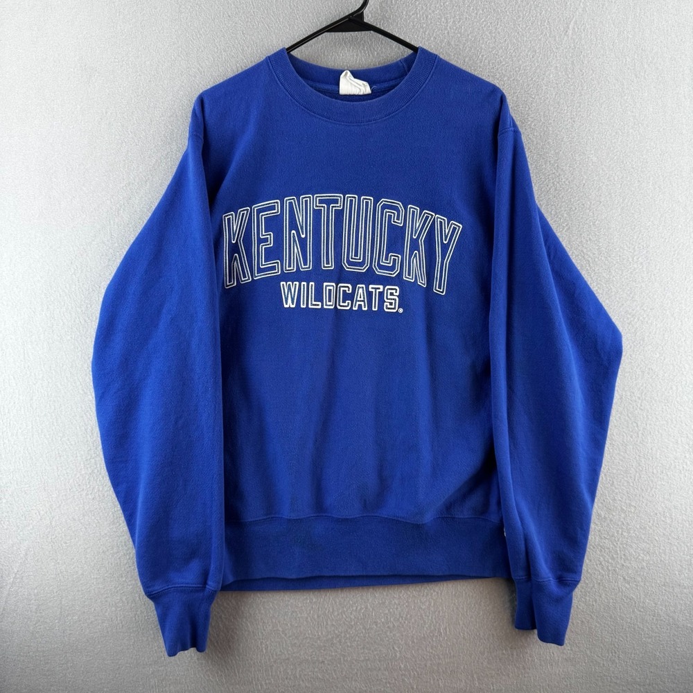 Kentucky Wildcats Sweatshirt Mens Medium Champion Reverse Weave College Crewneck